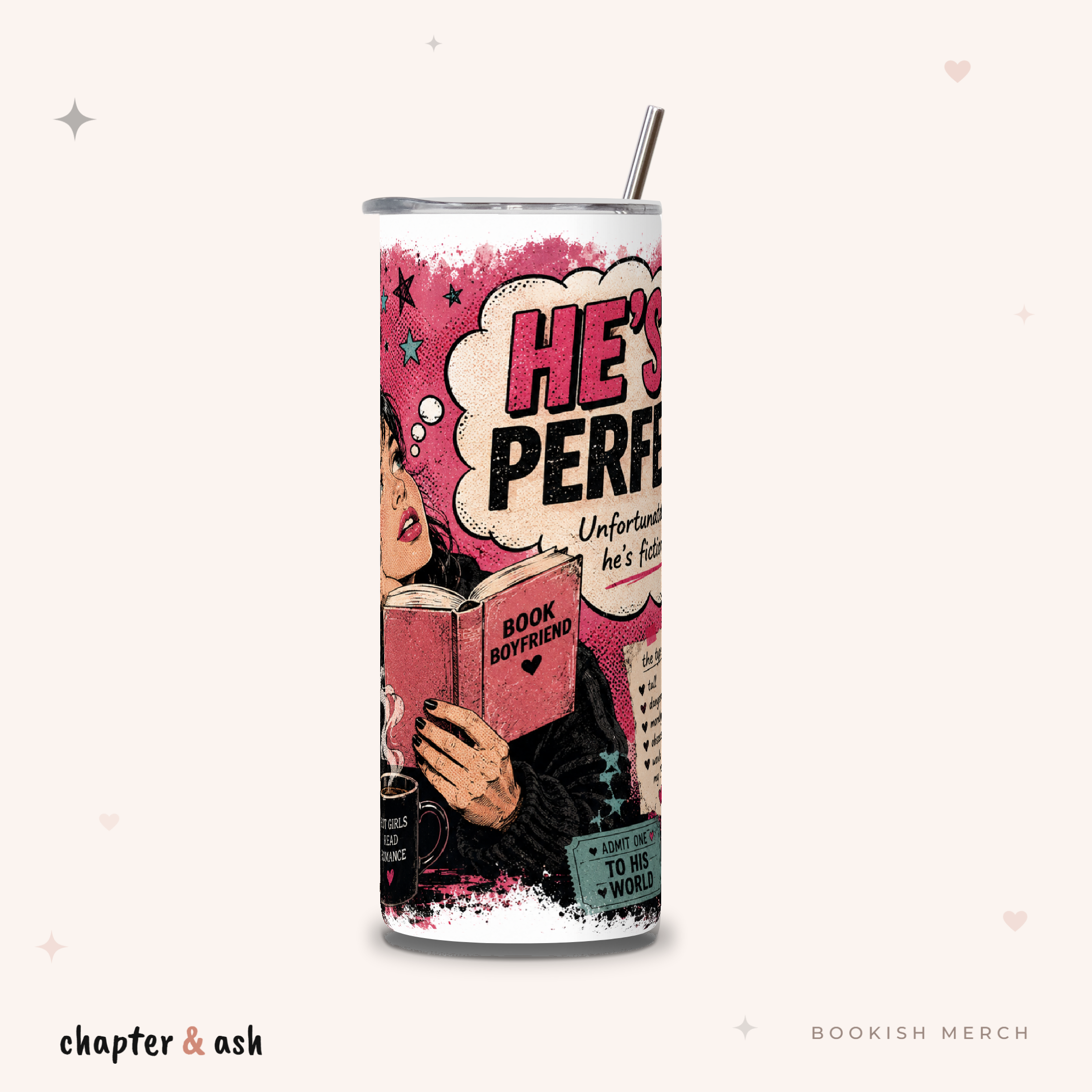 He’s Perfect Thermobecher für Leserinnen, 590 ml