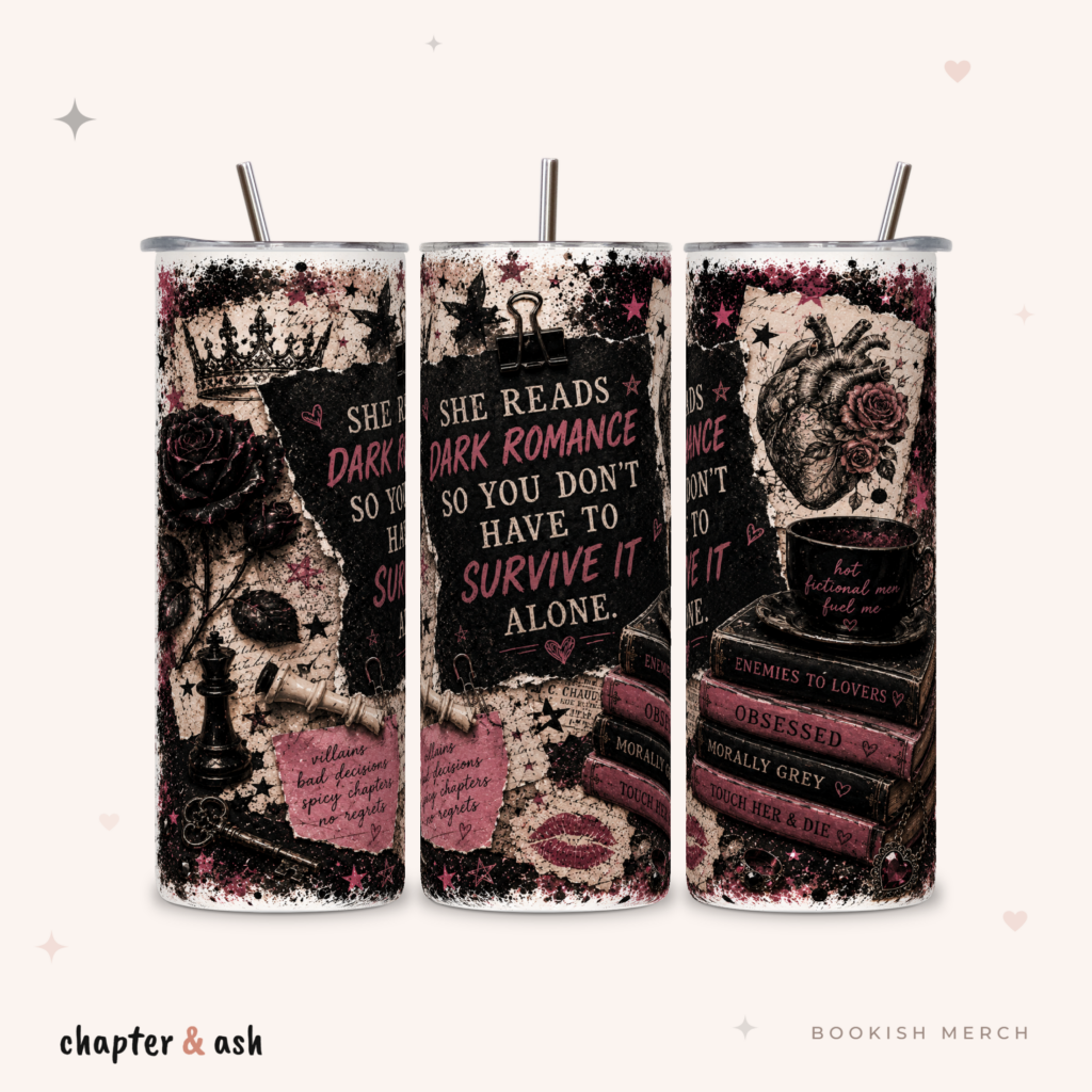 Survive It Alone Thermobecher aus Edelstahl, 590 ml, mit Motiv in Schwarz, Dunkelbraun, Braun