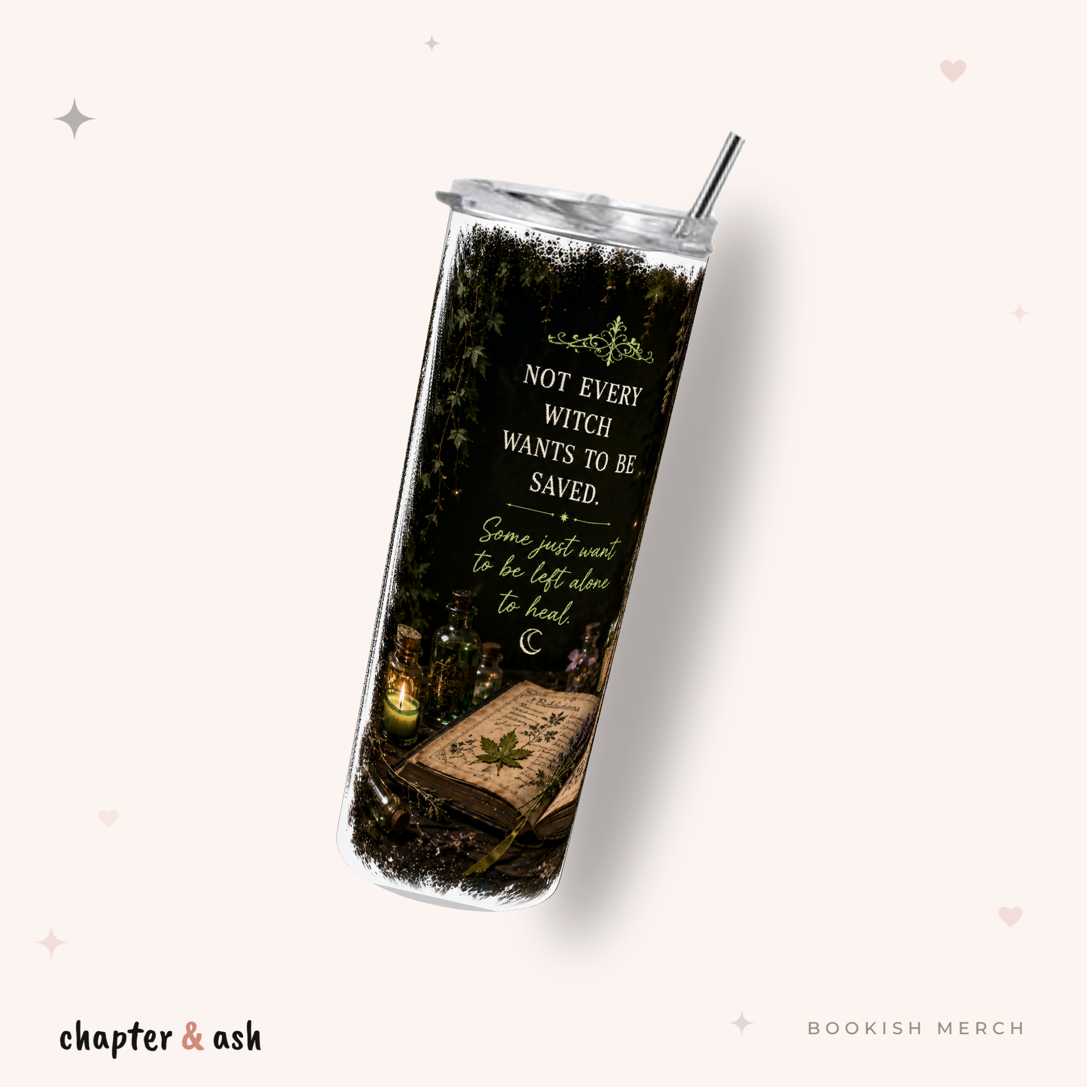 Witch Wants To Heal Thermobecher, Motivansicht von Chapter and Ash