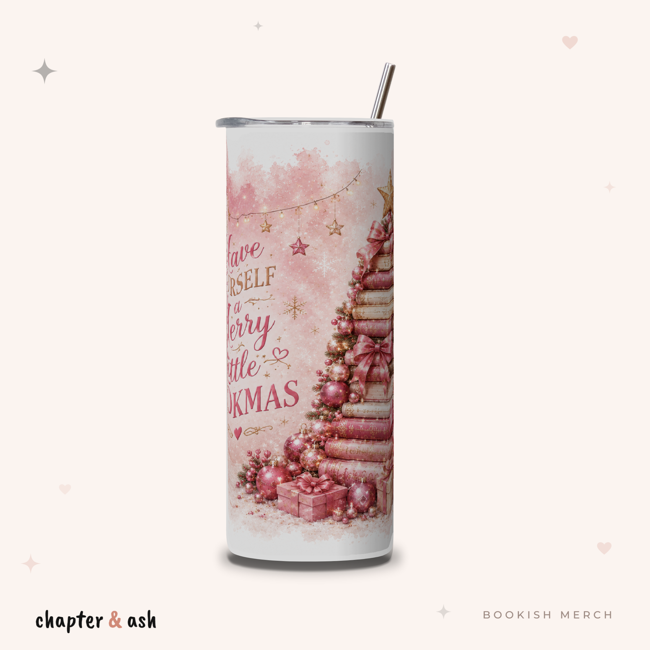 Merry Little Bookmas Thermobecher für Leserinnen, 590 ml