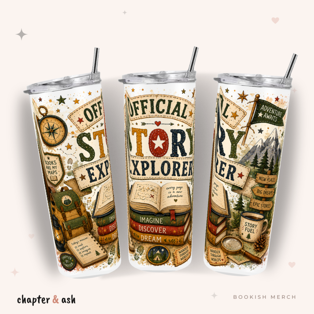 Official Story Explorer Thermobecher, 590 ml, mit Deckel und Edelstahlstrohhalm