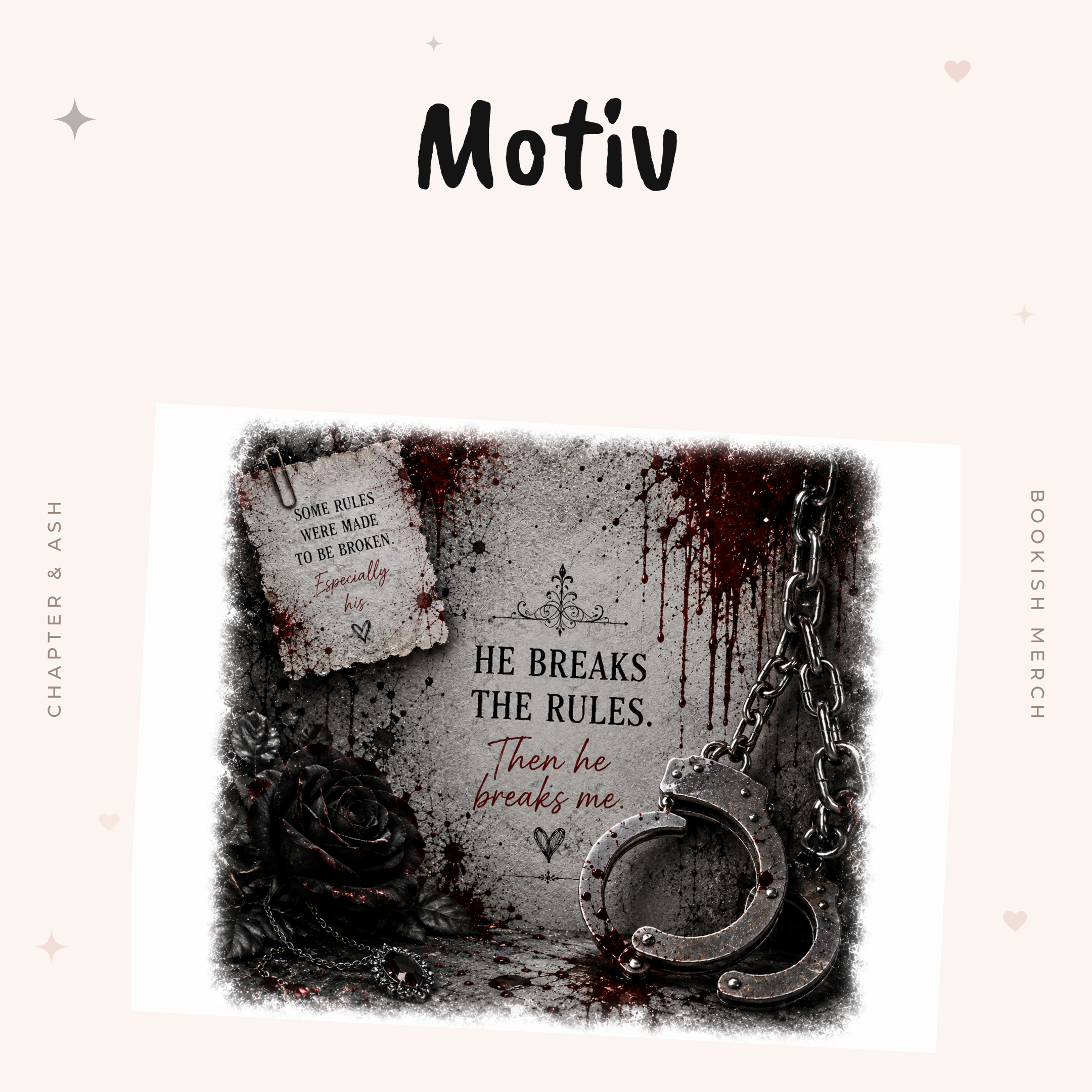 He Breaks The Rules Thermobecher, Motivansicht von Chapter and Ash