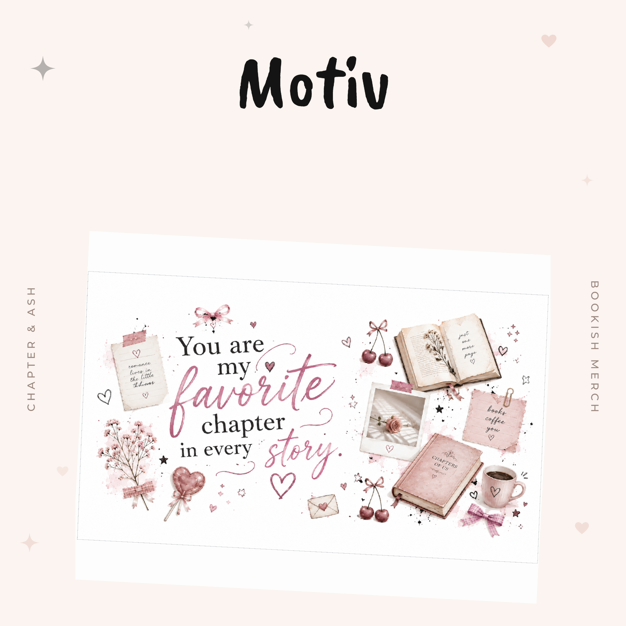 Favorite Chapter Dosenglas, Motivansicht von Chapter and Ash